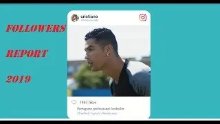 cristiano instagram followers report 2019