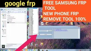 Free Samsung Frp remove tool / download mode Adb frp remove