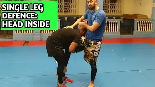 HOW TO DEFEND THE SINGLE LEG: HEAD INSIDE (Wrestling, BJJ, MMA)