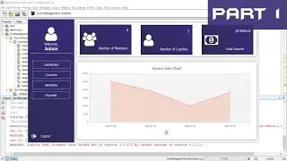 JavaFX Part (1/3) - Gym Management System in JavaFX with Source Code and Database