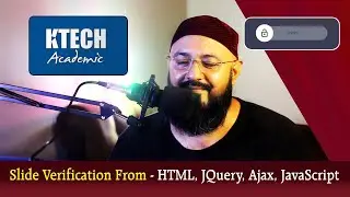 Slide Verification Form Security HTML - Jquery - Javascript - Ajax Script Tutorial [ Urdu / Hindi ]