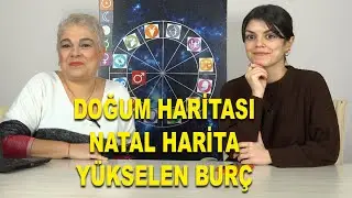 Yükselen Burç - Doğum Haritası Nasıl Çıkarılır? - Natal Harita Nedir? #doğumharitası #yükselenburç