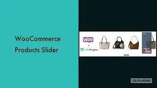 WooCommerce Products Slider - WooCommerce Product Slider | WooCommerce Tutorial