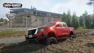 SnowRunner - Nissan Navara Pro 4x 4x4 - Driving Mud Offroad