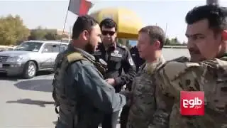 Gen. Austin Scott Miller Chats With Afghan Forces On Kabul Streets