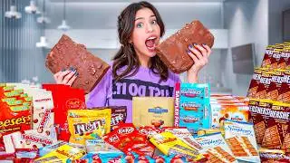 MEZCLE 100 CHOCOLATES PARA HACER UNO GIGANTE!!