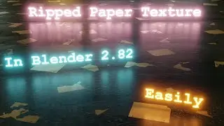 (Almost) Procedural Seamless Paper Texture in Blender 2.82