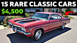 Great Driver Prices Available: 15 Classic Cars For Sale Under $10,000