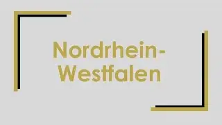 Nordrhein-Westfalen einfach und kurz erklärt