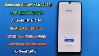 Samsung Galaxy A22 (A225F) FRP Bypass Android 12/13 | Gmail/Google Lock Remove Samsung A22 (A225F)