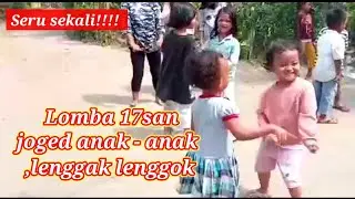 Seru sekali!!! lomba joged anak anak, lenggak - lenggok