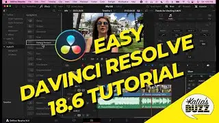 DaVinci Resolve 18 Tutorial for Beginners - Easy!