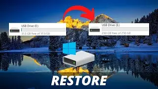 The Untold Secret to Restore USB Drive to FULL Capacity!