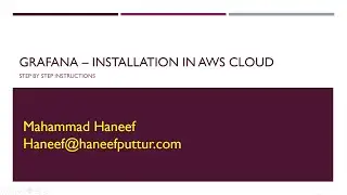 Grafana Installation Step by Step AWS EC2 instance in 10 Minutes!