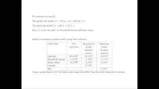 Spatial Econometrics Example