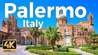 Palermo, Sicily, Italy Walking Tour (4k Ultra HD 60fps) – With Captions