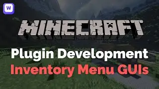 Inventory menus - Spigot Plugin Development (2022)