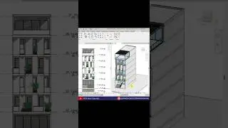 Apartment Building in Revit #bim #revit #architecturerendering