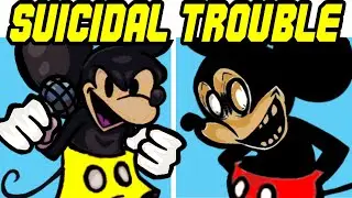 Friday Night Funkin' VS Suicidal Trouble (Mickey Mouse Triple Trouble) (FNF Mod)