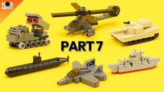 Lego Military Mini Vehicles - Part 7 (Tutorial)