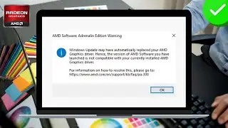 How to fix windows update may have automatically replaced your amd graphics driver