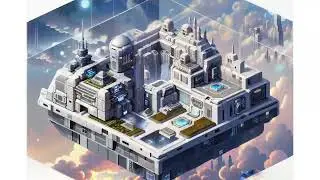 Floating Cloud Building Stable Diffusion Animation