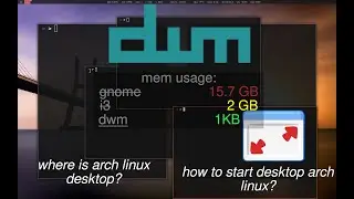 Linux Software Showcase: DWM - The Simple Window Manager