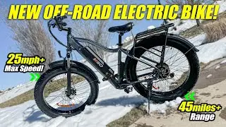 New KBO Tornado Off-Road Electric Bike with 45 Miles Range!