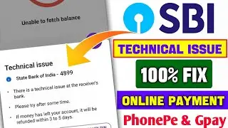 phonepe technical issue problem | sbi technical issue problem | Phonepe balance check problem