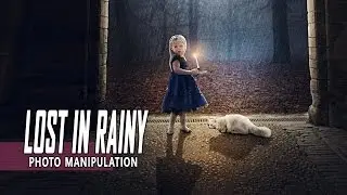 Lost In Rainy - Photoshop Manipulation Tutorial Effect