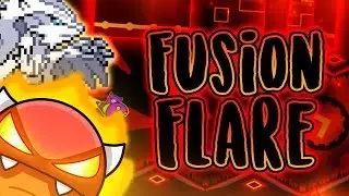 MY BEST LEVEL! Fusion Flare (Easy Demon, 3 Coins) - Skitten (me) | Geometry Dash [2.11]