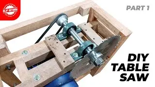 DIY Table Saw Dinamo Induksi Lift Mechanism Naik Turun Pisau | Part 1