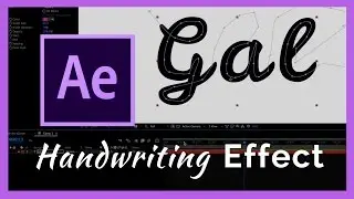 The Handwriting Effect in After Effects CC