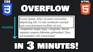 Learn CSS overflow in 3 minutes! 🌊