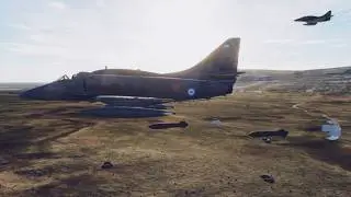 The Last Argentine A-4 Airstrike (13 June 1982, Falklands)