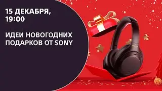 Идеи новогодних подарков от Sony