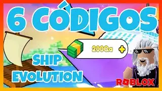 ✅6 CÓDIGOS de 🚢SHIP EVOLUTION 🚢 Roblox 2024 🚢 Códigos de EVOLUCIÓN DEL BARCO 🚢 EMiLiOR