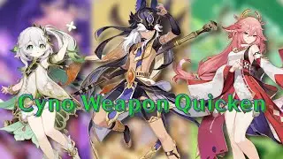 Genshin TCG showcase: Cyno Weapon Quicken