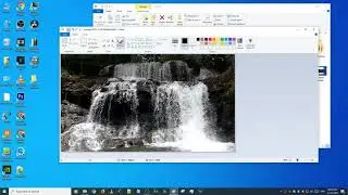 How to change Image Resolution in windows Paint