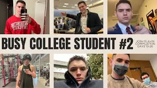 A Day in My Life as a Busy College Student | episodes 13-26 | Josh Slavin Compilation