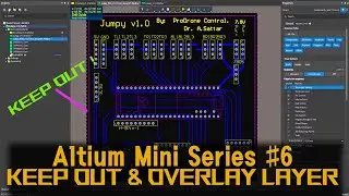 Altium #6 - Making Keep out layer and Overlay text on PCB - Altium | ProDrone Control | ASN