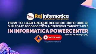 How to Load Duplicate Records to one target , Unique records to another Tgt Informatica powercenter