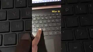 Windows Shortcut (win+N) #youtubeshorts #trending #windows #shorts