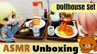 🎧ASMR Rilakkuma Dinner Re-Ment Unboxing-Soft whispers, Crinkly Plastic, Tingly Sensation