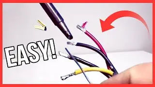 👉HOW to TIN a WIRE with SOLDERING IRON