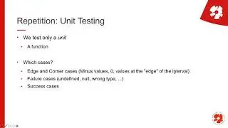 Web Programming I: L20: Server-side testing and debugging, p2: Unit testing NodeJS