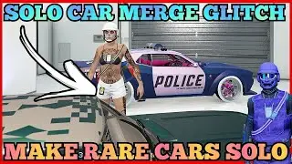 SOLO CAR MERGE MAKE RARE CARS WITH MODDED PARTS GTA5 CAR MERGE GLITCH GTA 5