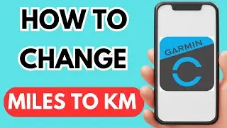 How to change from miles to km in Garmin Connect - Change units in Garmin connect app (Easy 2024)