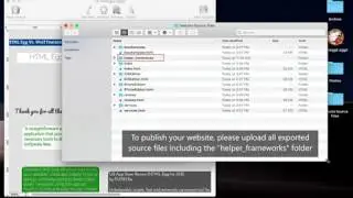 Export website to HTML source files | HTML Egg 2 For Mac Tutorial