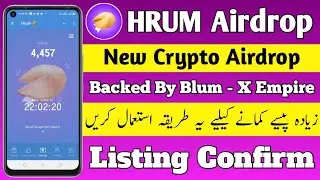 HRUM Airdrop Backed By X Empire | Claim & Solve Quote Daily | Biggest Airdrop | Earn Money